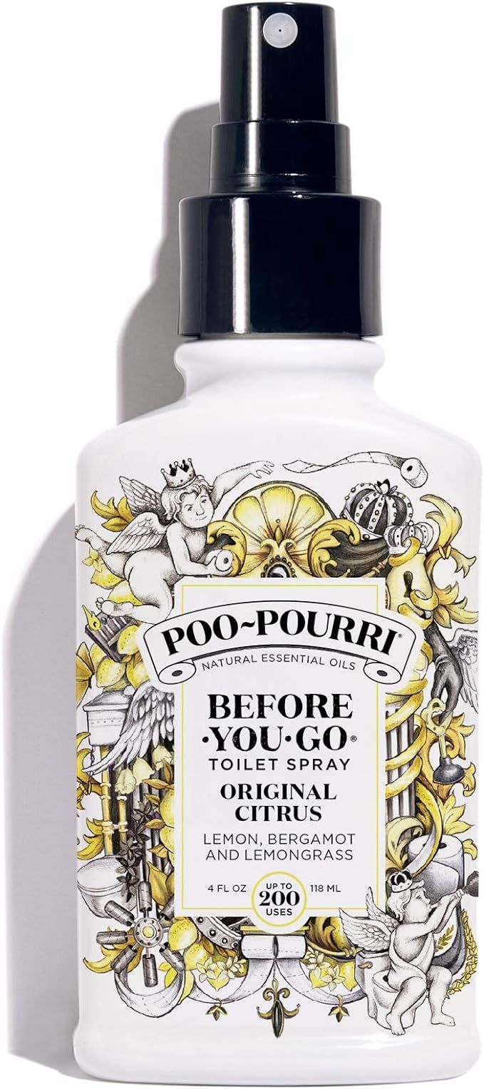 Poo-Pourri Before-You-go Toilet Spray, 4 Fl Oz, Original Citrus | Amazon (US)