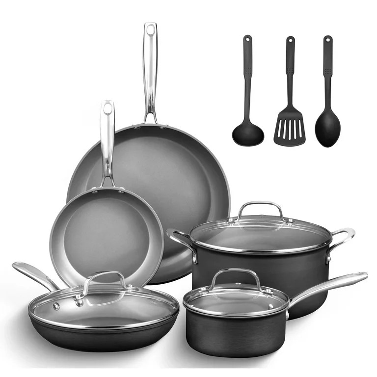 Granitestone 13 Pc Ceramic Pots and Pans Set Non Stick, Ceramic Cookware Set Nonstick, Hard Anodi... | Walmart (US)