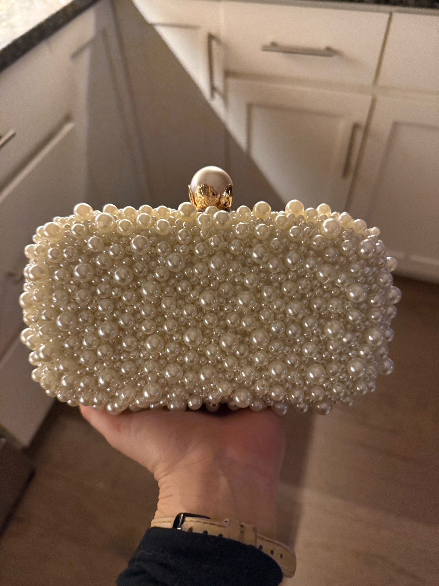 Beautiful pearl clutch bag 

#LTKGiftGuide #LTKParties