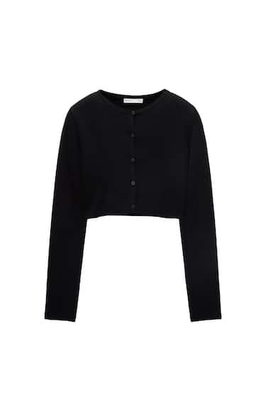 BUTTON-UP KNIT CARDIGAN | PULL and BEAR UK
