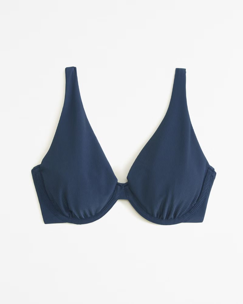 Curve Love High Apex Underwire Bikini Top | Abercrombie & Fitch (US)