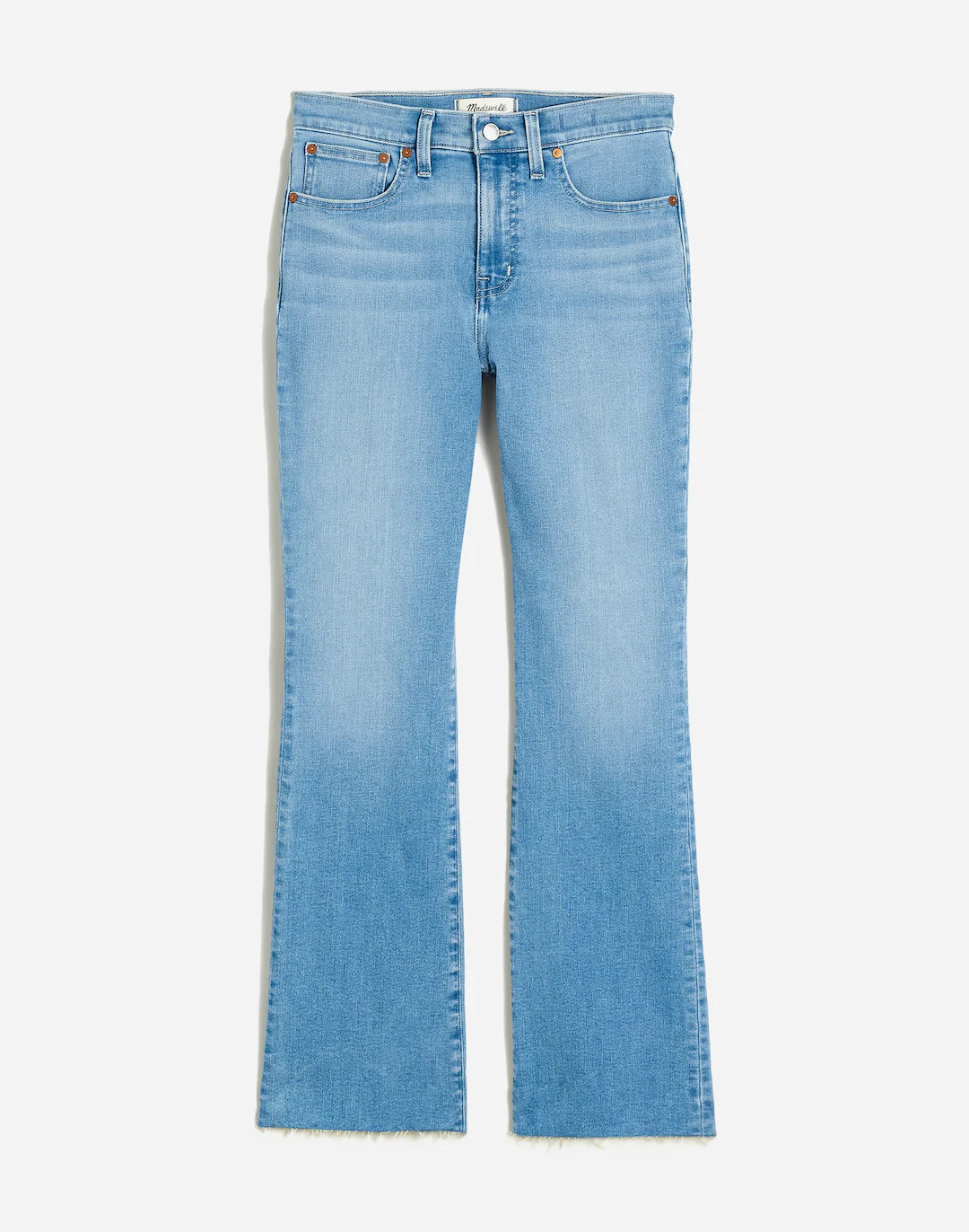 Kick Out Crop Jeans in Corley Wash: Raw-Hem Edition | Madewell