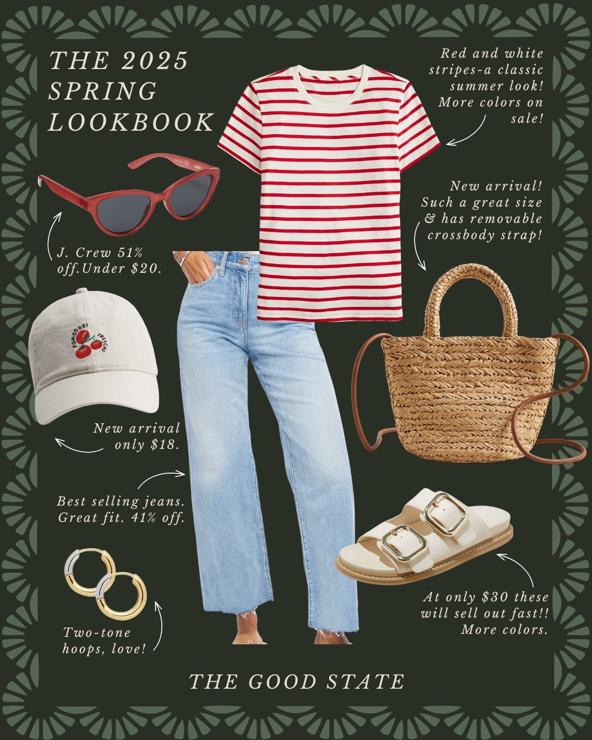 For all the Farmers Market girlies living their best life as the golden morning sunshine warms their face and a cool Spring breeze blows through their hair. For the ones with a market tote overflowing with fresh flowers and their hands full with a coffee and buttery croissant. For the ladies who love all things gingham, their trusty ball cap and the ease of a Springtime dress. This is for the girlies who wake up early for the market and may or may not take a little mid-day nap afterwards…followed by a picnic with all their market goodies and closest girlies of course. This collection is for you🍓🧺🫶🏼  Anthropologie , Anthro, Amazon, Quince, mini dress, maxi dress denim jacket, chore coat, earring, socks, beauty, sunglasses, spring outfit, spring fashion, tote bag, purse, woven purse, spring break, bandanna, scarf, quilted jacket, the good state, Lauren England, gola sneakers, clutch vacation outfit, hoop, earrings, American Eagle, target target fashion, target style sneakers, veja, mini dress, floral dress, wedding guest, dress, vacation, outfit, ootd, butter yellow, farmers market, dillards, nordstrom, travel outfit, spring fashion, gap, old navy, wedding guest dress, wedding guest, summer outfit


#LTKStyleTip #LTKFindsUnder50 #LTKSaleAlert