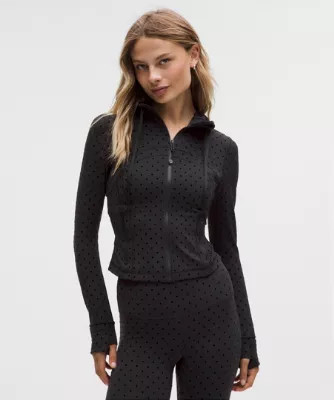 Define Cropped Hooded Jacket Nulu   Flocked | lululemon (AU)