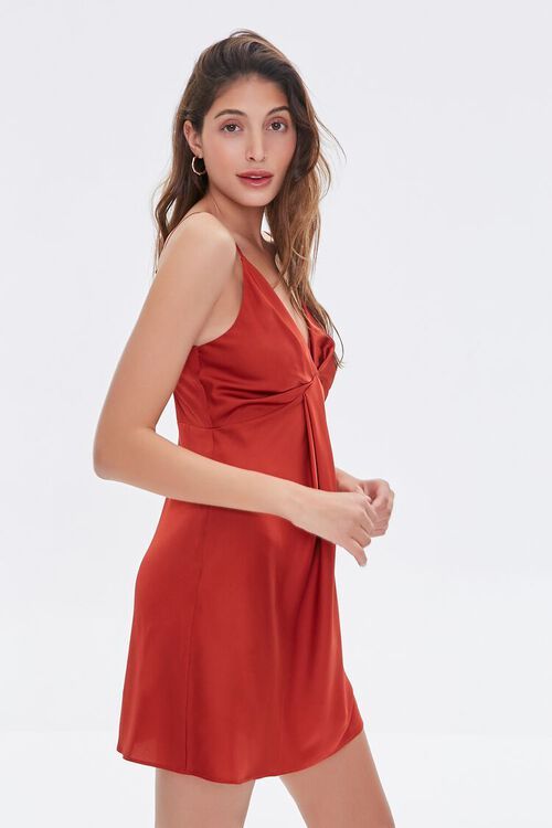 Ruched Satin Mini Dress | Forever 21 (US)