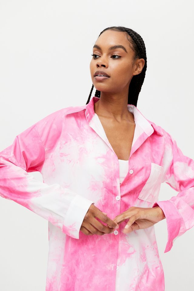 Love + Harmony Tie-Dye Button-Down Shirt | Urban Outfitters (US and RoW)