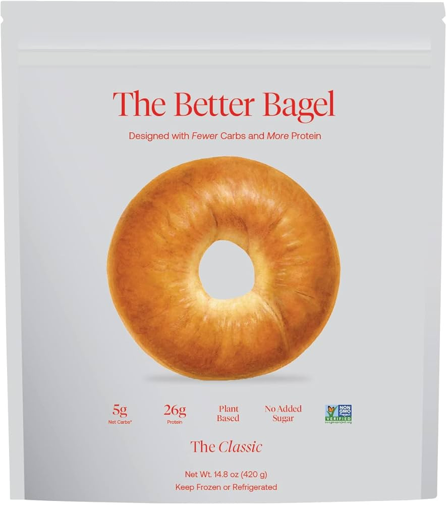 BetterBrand The Better Bagel, Low Carb, High Protein, No Added Sugar (Classic, Pack of 1) | Amazon (US)