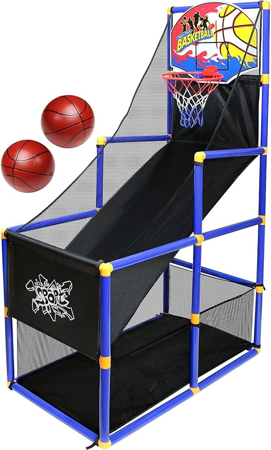 Kiddie Play Toy Basketball Hoop Arcade Game Indoor Sports Toys for Kids | Amazon (US)