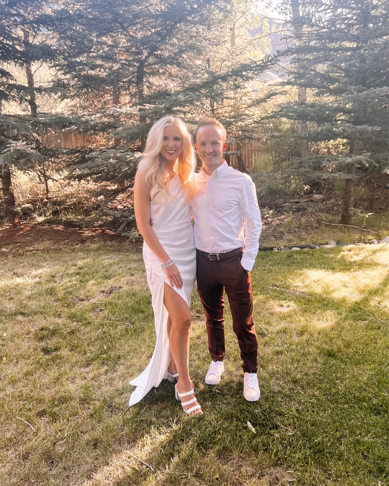 My rehearsal dinner dress is on sale right now for only $27 right now. What?! It’s from BooHoo and was so comfy and perfect for our day!

#LTKstyletip #LTKunder50 #LTKwedding