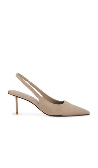 G55 Slingback Pump in Suede Sand | Revolve Clothing (Global)