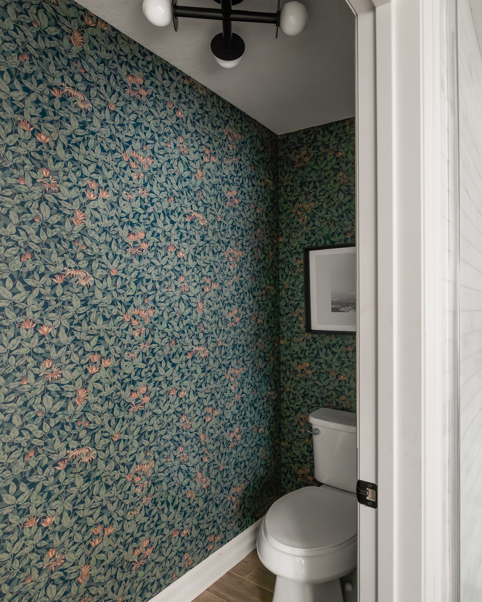 Y’all—you can get this entire bathroom look on sale right now! Including the Scalamandre Linnea wallpaper, that I’ve had soooo many clients purchase. As well as the black and white wall art and semi-flush light fixture. 💃🏼💃🏼💃🏼 @Target @Lulu and Georgia 

#LTKHome #LTKSaleAlert