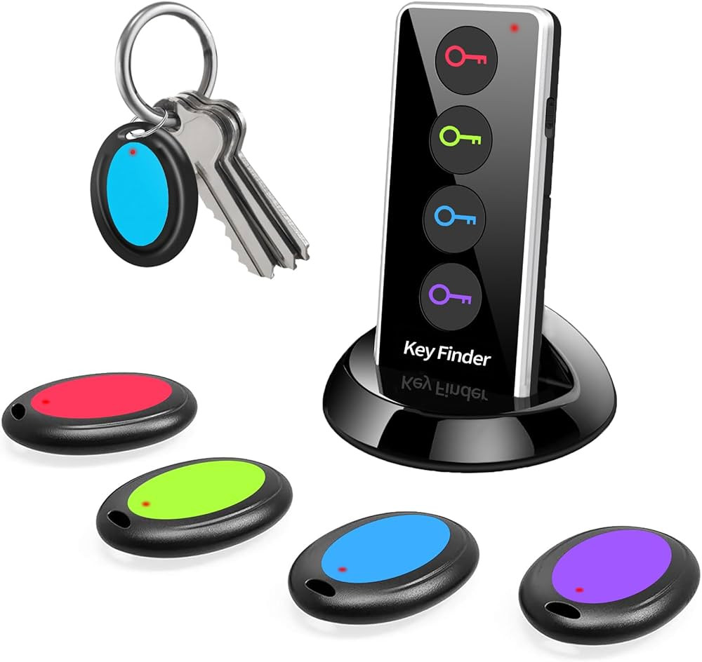 Key Finder,85dB+ Item Locator Tags with 131ft. Working Range,Wireless Key Tracker Remote Finder L... | Amazon (US)