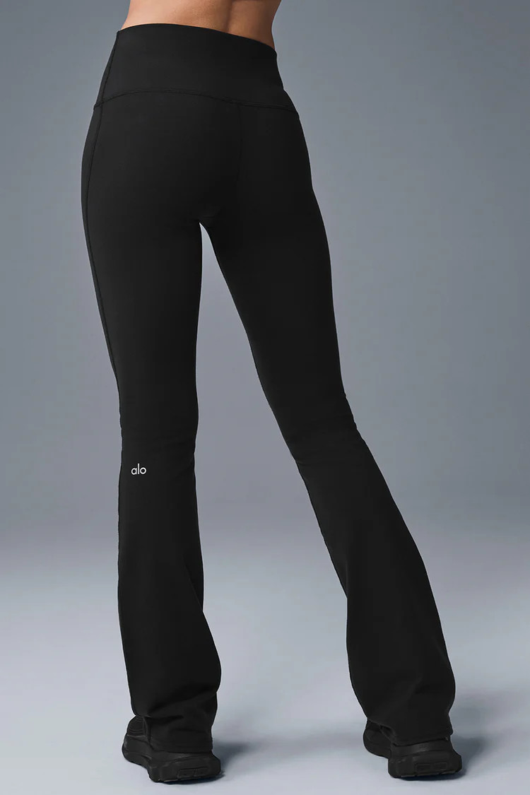 Airbrush High-Waist 7/8 Bootcut Legging - Black | Alo Yoga (US)