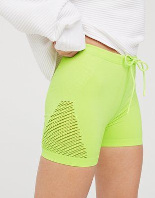 OFFLINE By Aerie Seamless 3" Drawcord Bike Short | American Eagle Outfitters (US & CA)