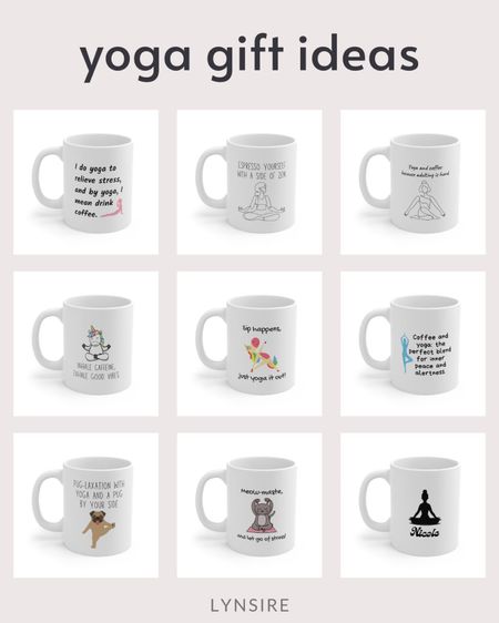 Custom and funny yoga mugs ☕️

Self care, self love, cozy vibes, gift ideas, yoga lovers, funny gifts, custom gift, coffee lover, tea, hot chocolate, that girl, it girl 

#LTKfitness #LTKfindsunder50 #LTKSpringSale