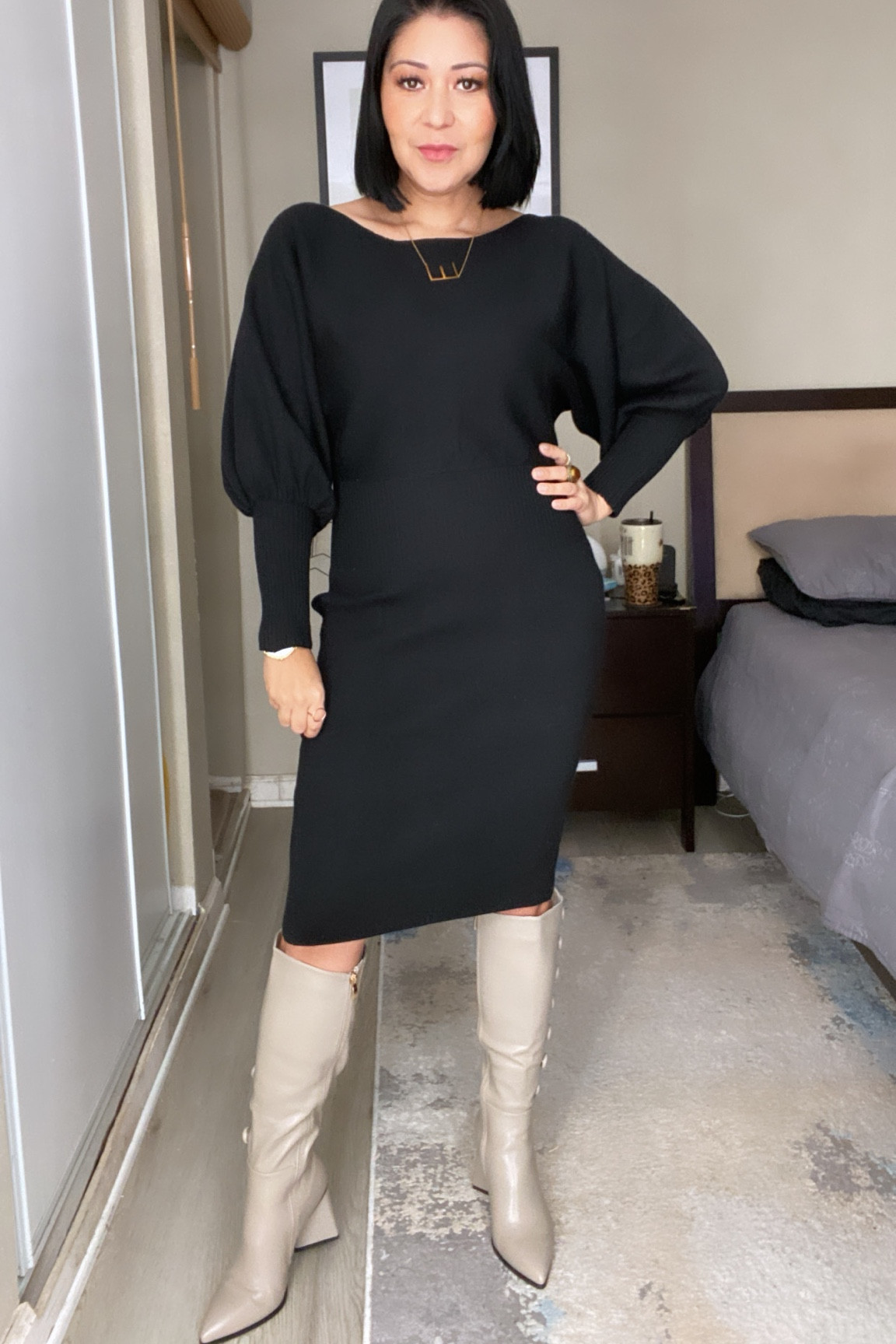 Sweater dress and boots 

#LTKbeauty #LTKworkwear #LTKstyletip
