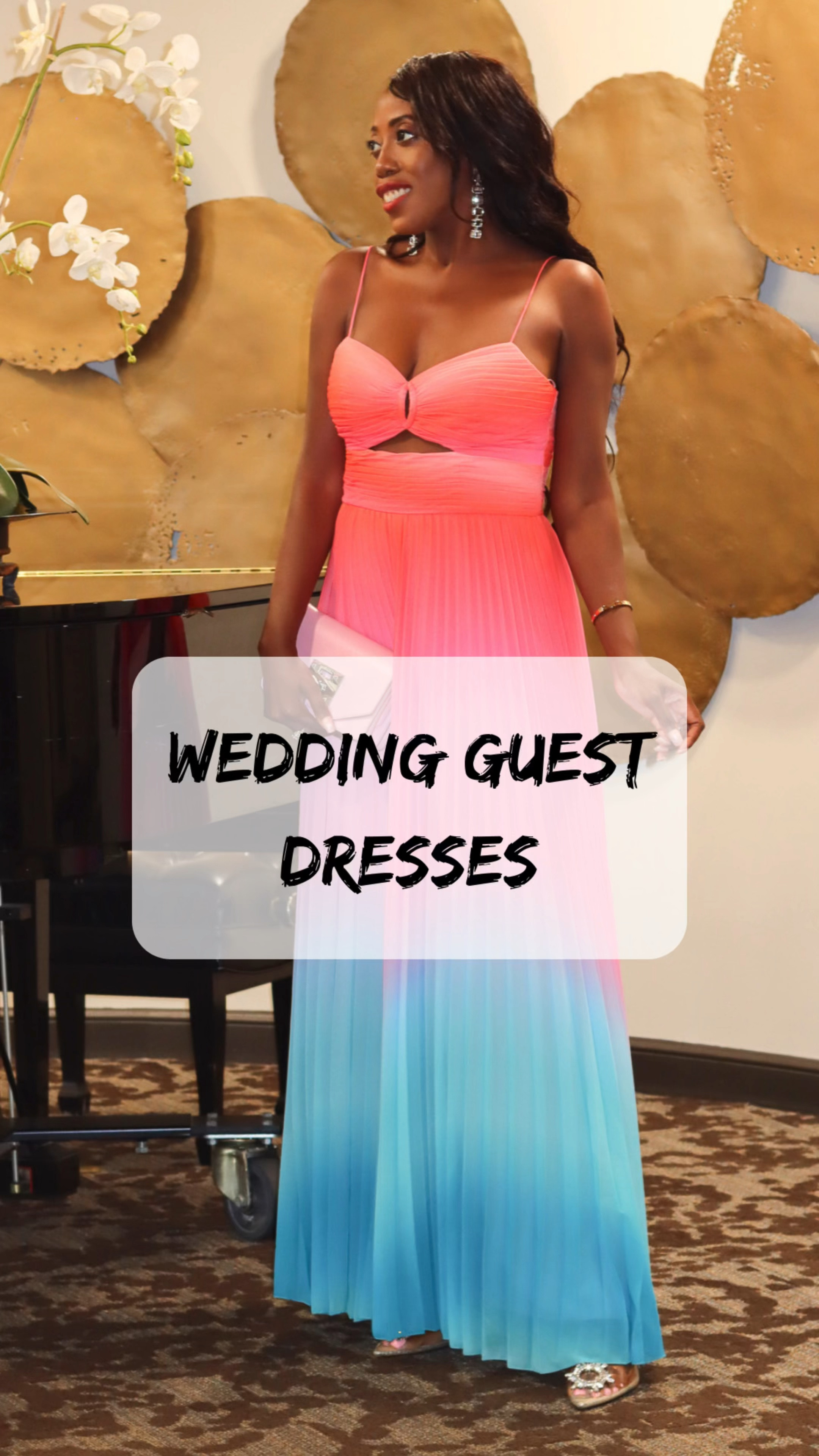 Wedding Guest Dresses

My dress has pleated details with beautiful ombré colors. Has a zipper closure in the back, cut-out detail on the front and spaghetti straps. True to size. Wearing a small. 
My dress is from Rent The Runway. 
Save 40% off your first two month subscription of 8 or more pieces with code: RTRFABY 

Wedding Guest Dresses, Dress, Dresses, Party Dresses, Gowns, 

#LTKstyletip #LTKFind #LTKwedding