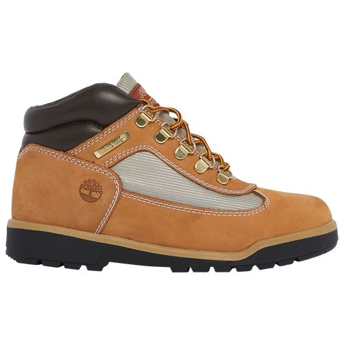 Timberland Boys Timberland Field Boot Mid - Boys' Grade School Shoes Wheat/Brown Size 04.5 | Footaction