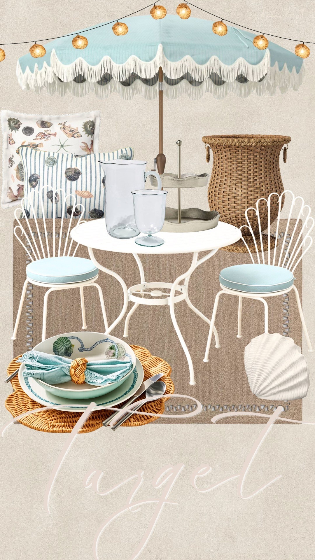 Patio nights made easy 🌿 loving these elevated outdoor dining finds from Target—so good for everyday meals outside 🤍 #TargetPartner @Target #Target