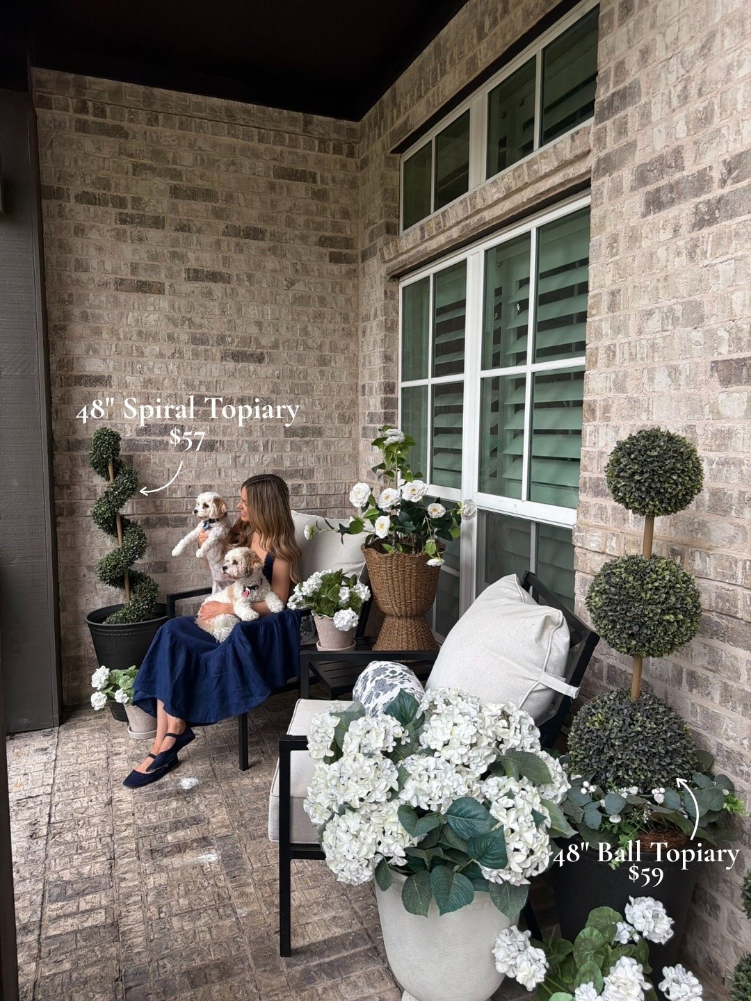 Our spiral and ball topiaries are on sale in both sizes!!

#LTKSeasonal #LTKHome