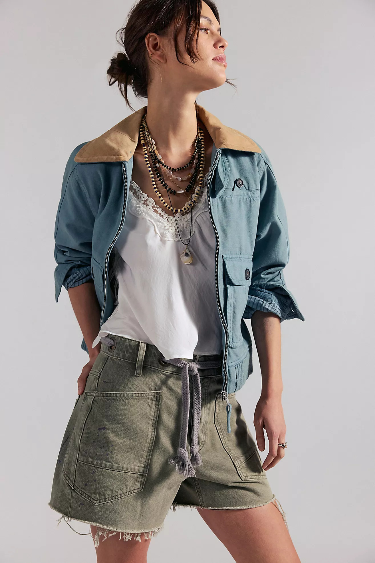 We The Free Moxie Barrel Shorts | Free People (Global - UK&FR Excluded)