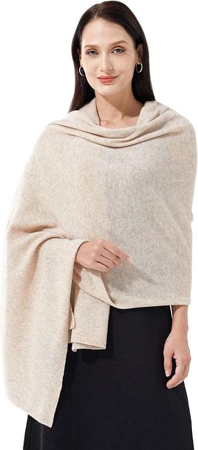 Soft Cashmere Blend Wrap Chic Scarf Stole for Women Wayfarer Travel Extra Large 87"x28" | Amazon (US)