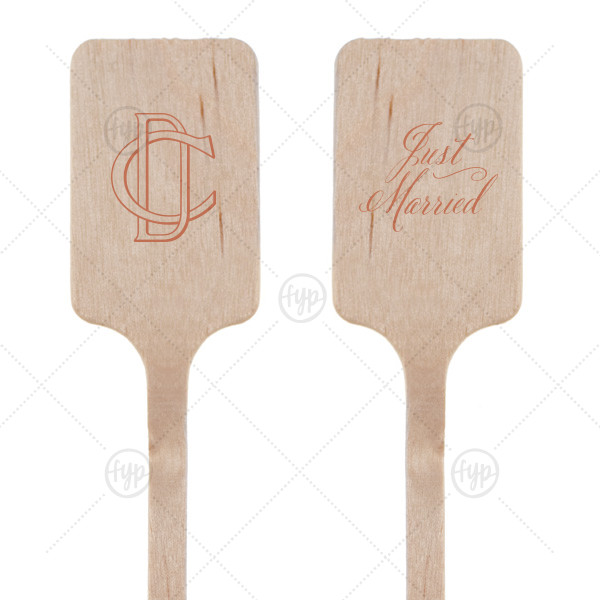 Linked Initials Stir Stick | ForYourParty