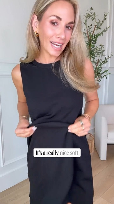 The perfect casual t-shirt dress and little black dress in one! You can style this one for everyday, weekends, errands, and even the office!

#LTKdayinmylife #LTKootd #LTKgrwm