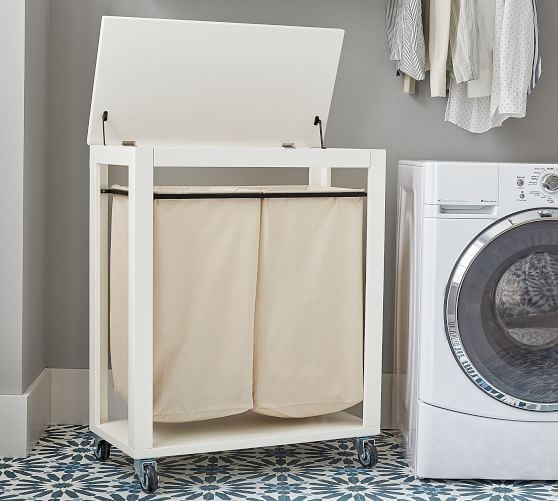 Aubrey Laundry Cart | Pottery Barn (US)