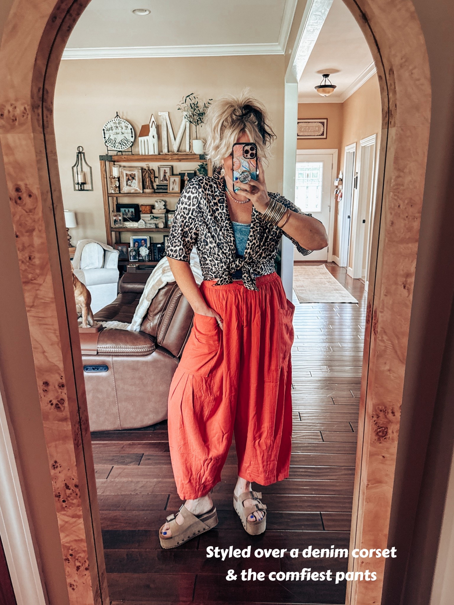 Save on this leopard top which is part of a set from @wkndchasers with code MANDIE
Leopard top/set is a medium 
Pants are a size medium. 


#LTKStyleTip #LTKOver40 #LTKFindsUnder100