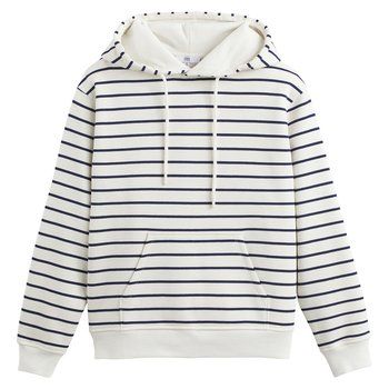 Breton Striped Hoodie in Cotton Mix | La Redoute (UK)