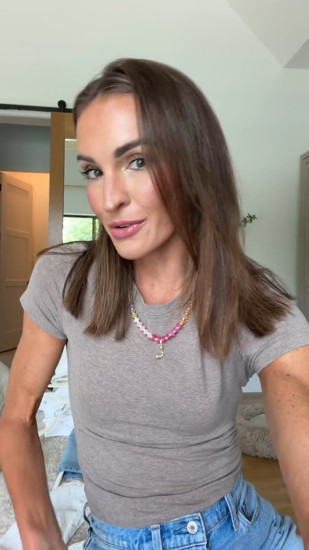 Abercrombie faves + the best beaded necklace from
Amazon! 💗