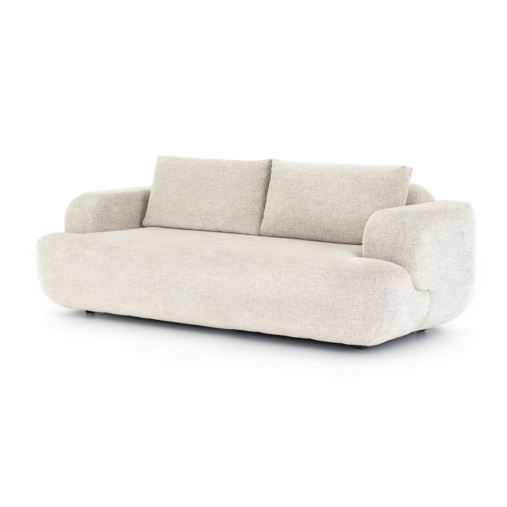 Curved Plushtone Sofa (90") | West Elm (US)