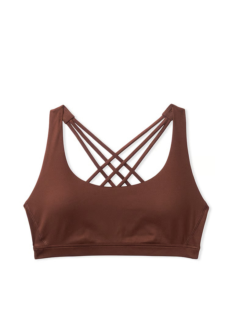 Flow On Point Strappy Back Heathered Bra | Victoria's Secret (US / CA )