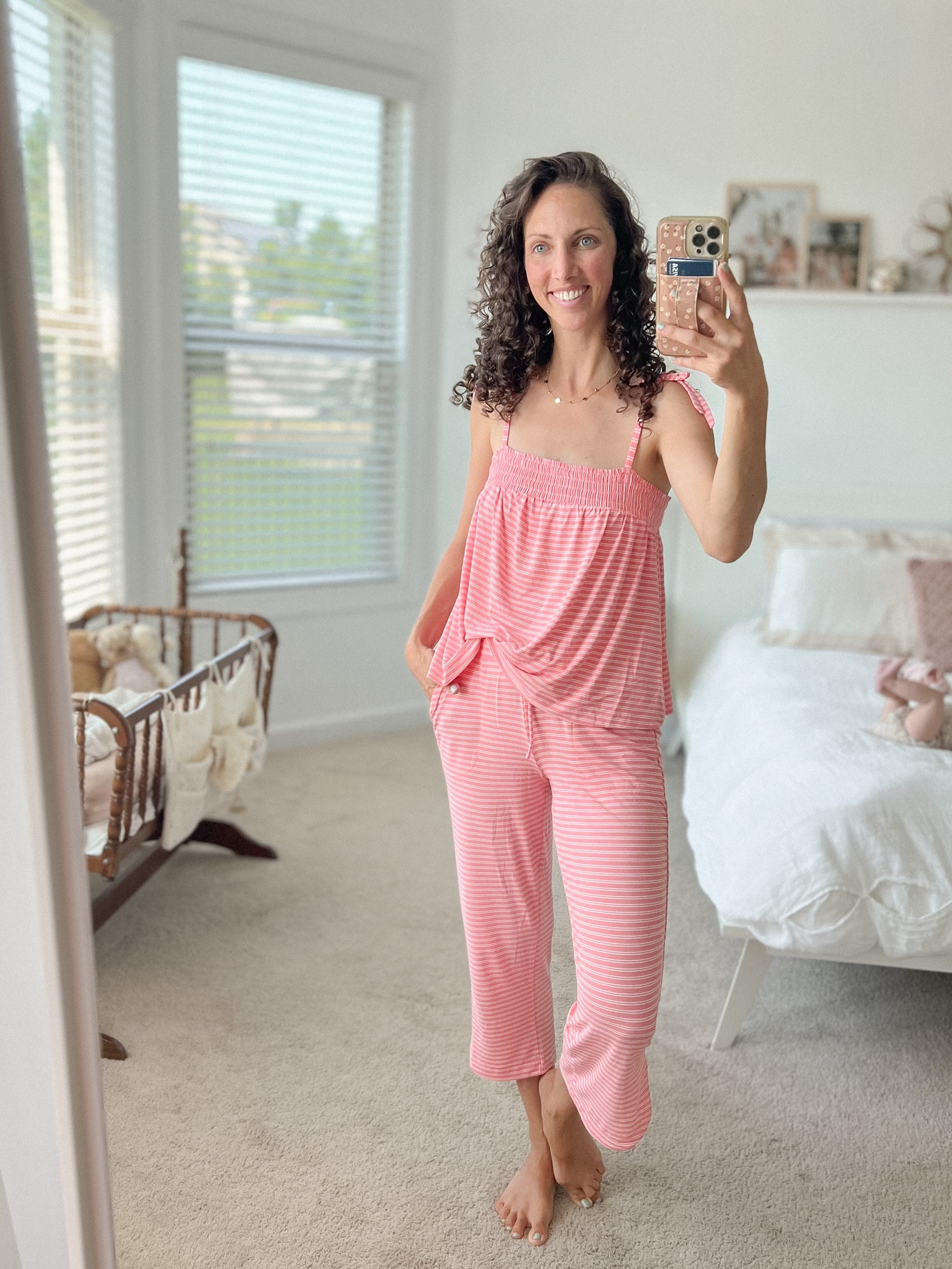 Comfy cool night PJs from Soma! These have a built in bra and the material is 👌🏽 and they fit TTS. 