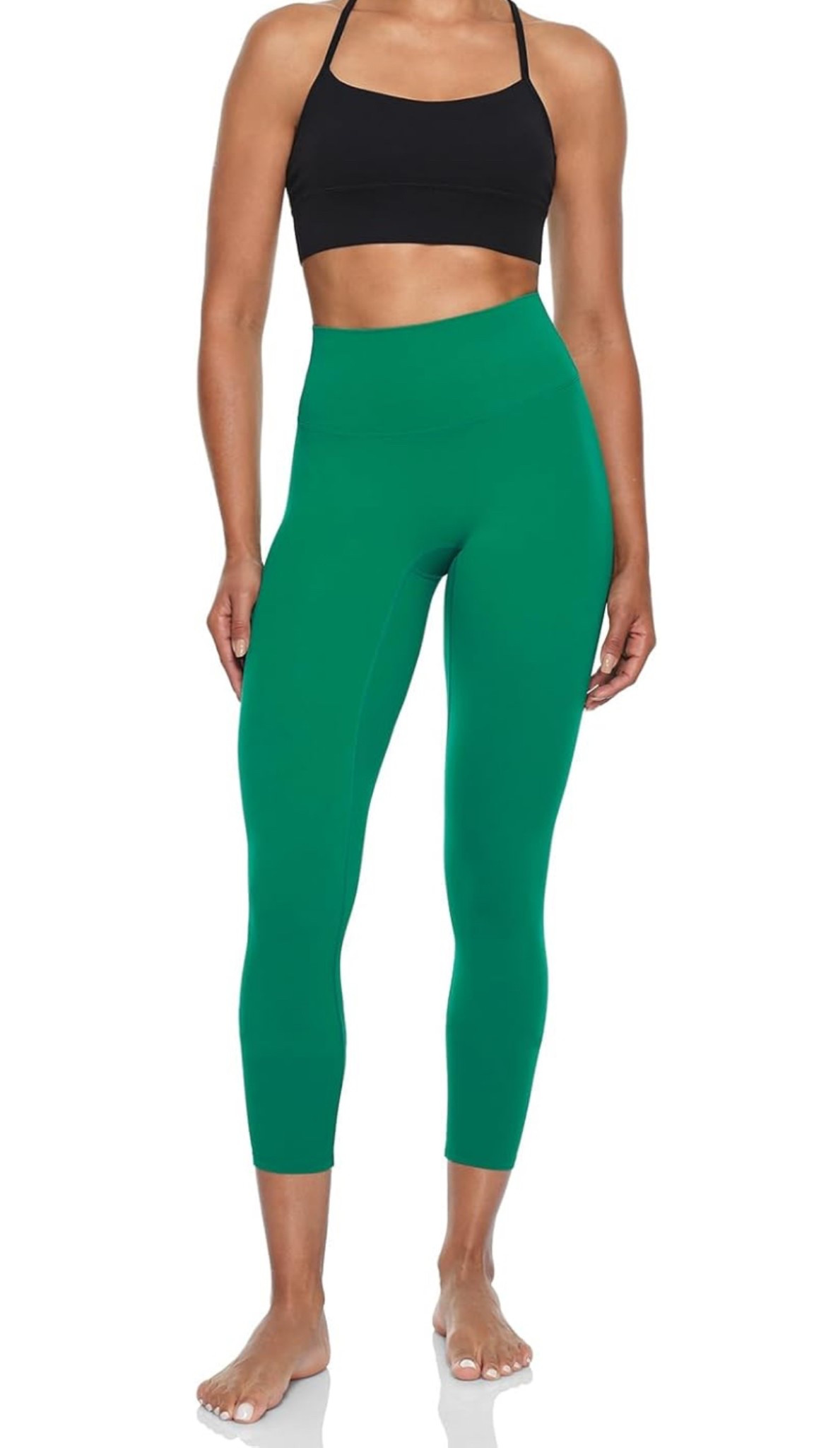 The best Amazon leggings. Make it a matching set too! 💚 #amazon 
#workoutset 

#LTKFindsUnder50 #LTKFindsUnder100 #LTKActive