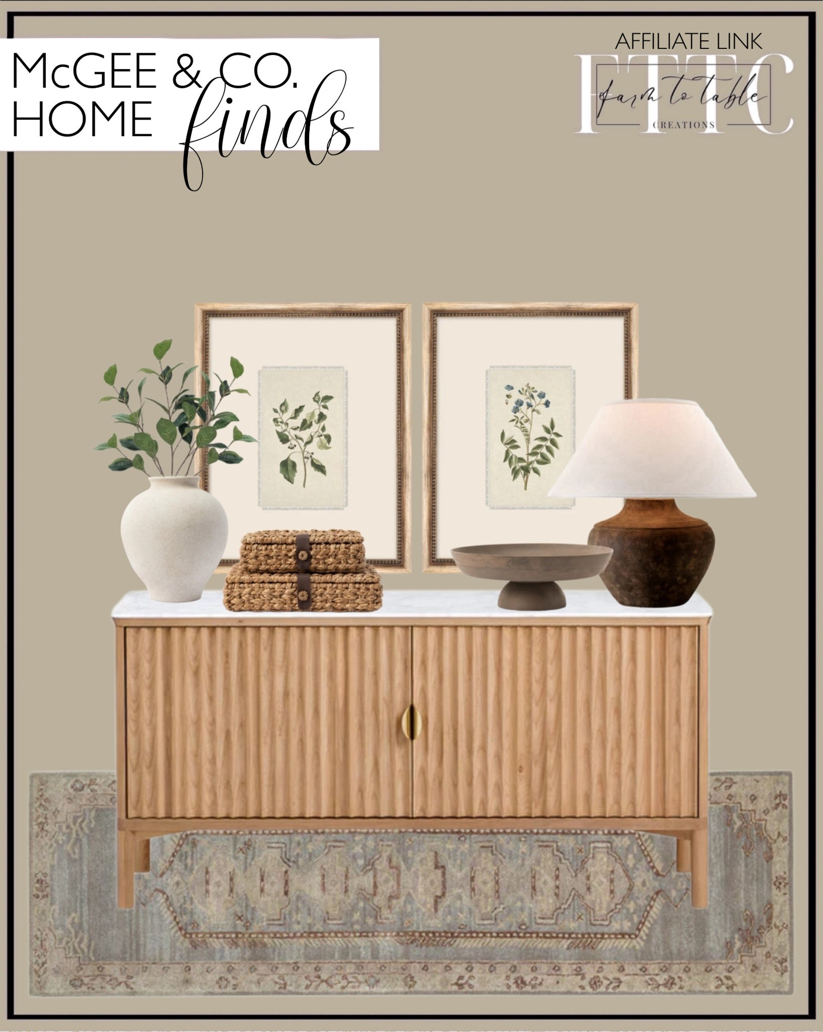 McGee & Co. Home Finds. Follow @farmtotablecreations on Instagram for more inspiration.

Vale Sideboard. Delicate Floral l Delicate Floral lll. Botanical Art. Gannon Table Lamp. Maylee Footed Bowl. Krissan Vase. Faux Gardenia Leaf Stem. Corinne Woven Box. Lazio Handwoven Wool Rug. Spring Collection. New Spring Decor. 



#LTKStyleTip #LTKHome #LTKFindsUnder50