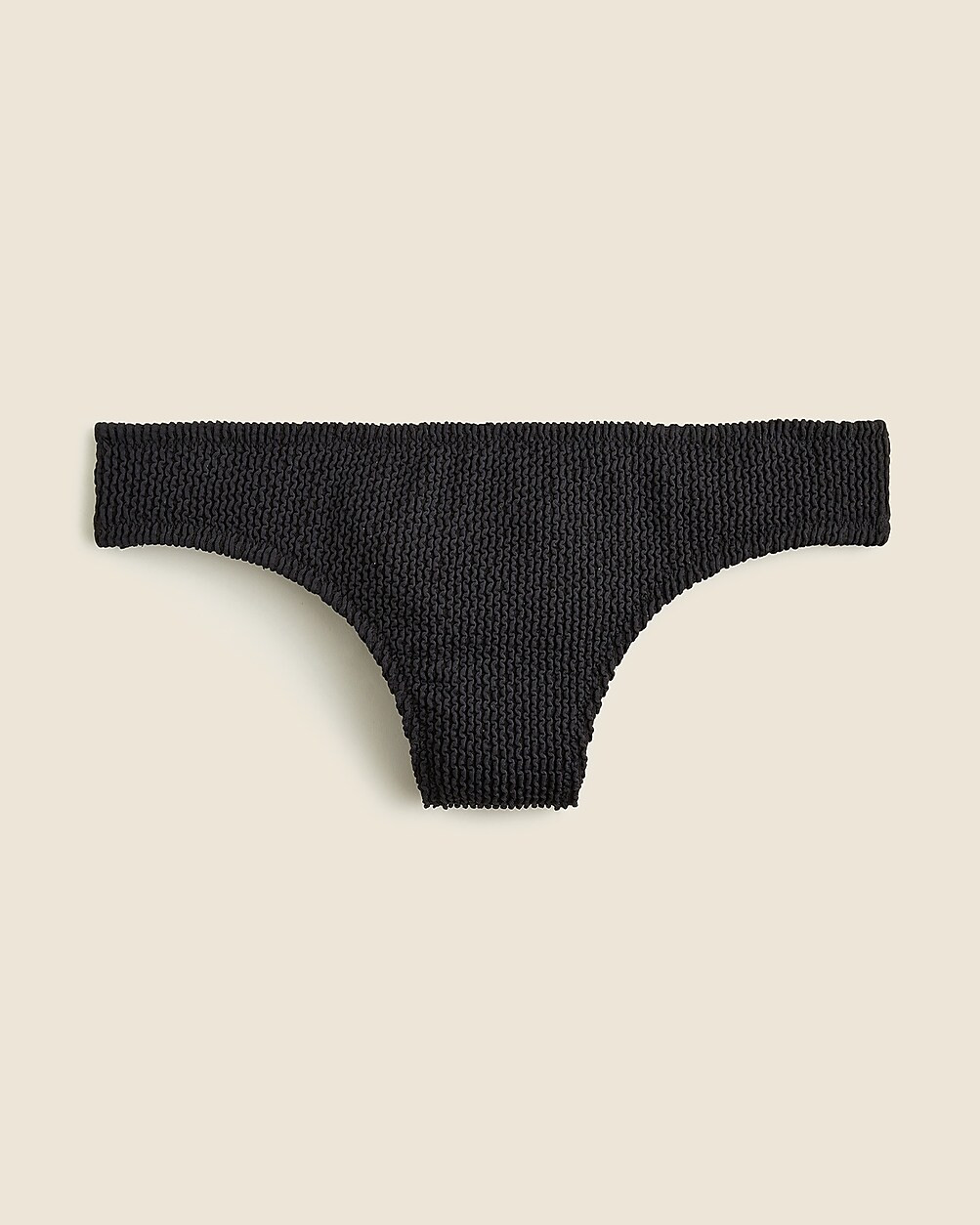 Textured hipster full-coverage bikini bottom | J. Crew US