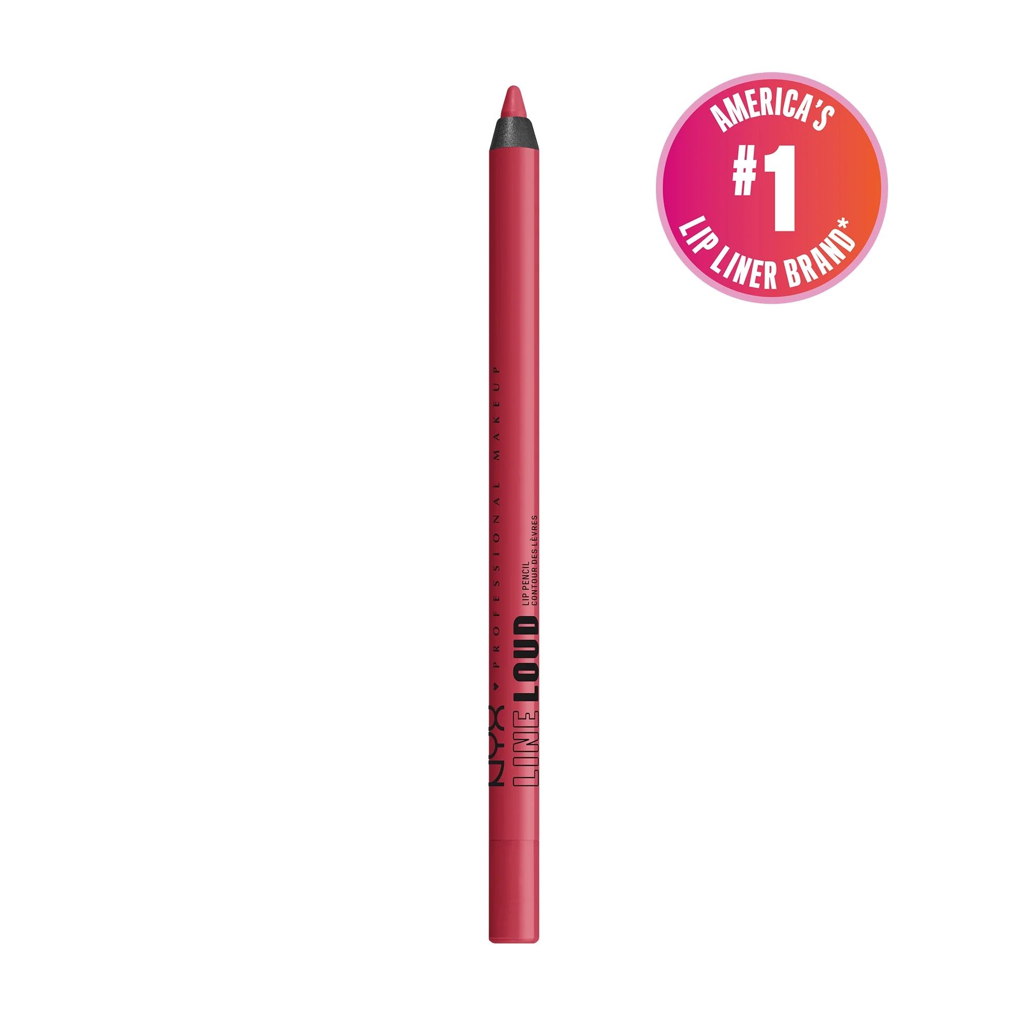 NYX Professional Makeup Line Loud Lip Liner, Longwear Matte Lip Pencil, On A Mission | Walmart (US)