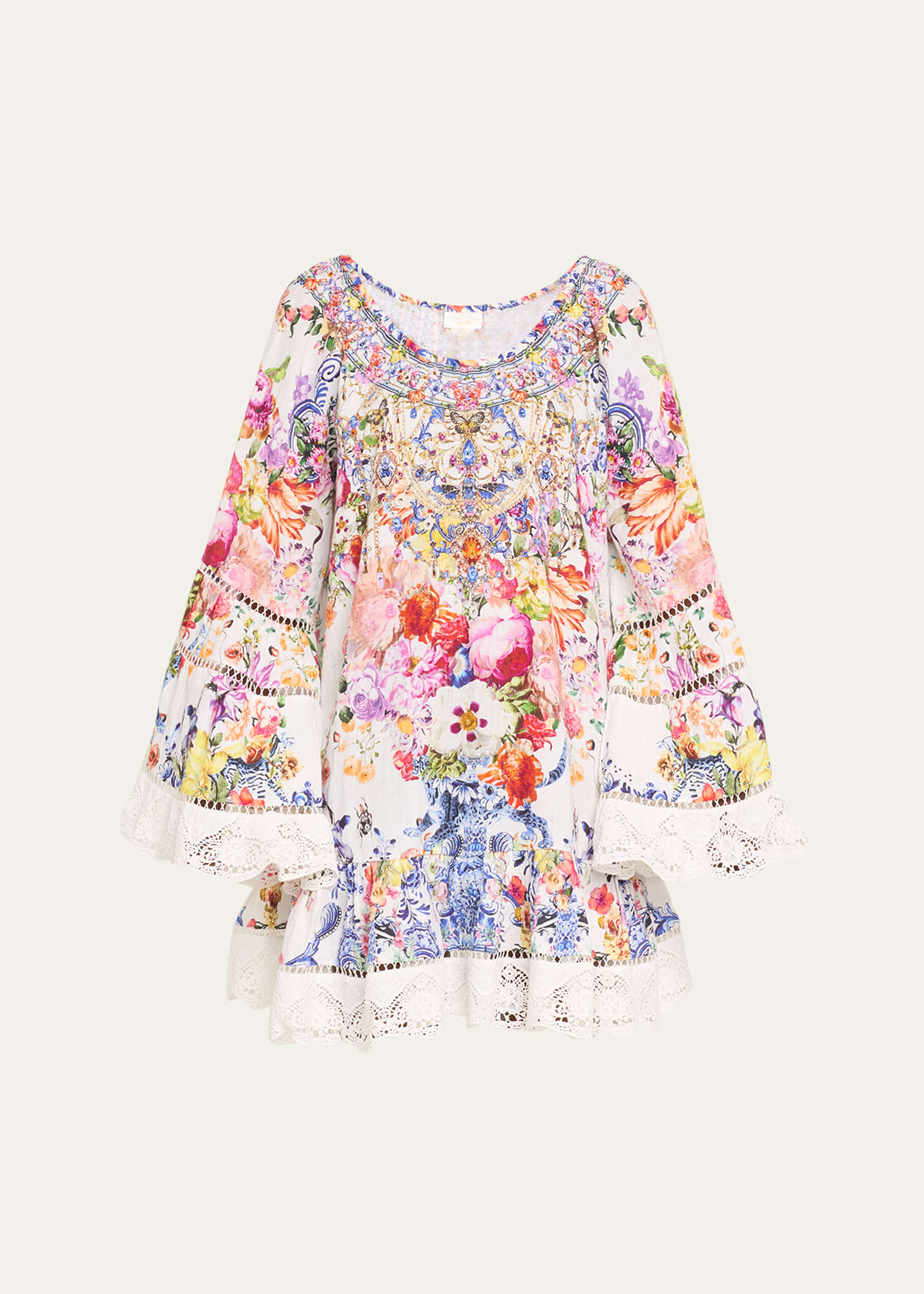 Camilla Dutch is Life A-Line Frill Mini Dress | Bergdorf Goodman