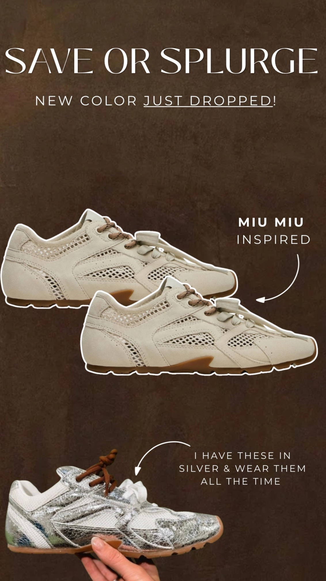 BRAND NEW 😍 I will be buying these! These are some of my favorite sneakers in the silver! 



#LTKFestival #LTKSaleAlert #LTKgrwm