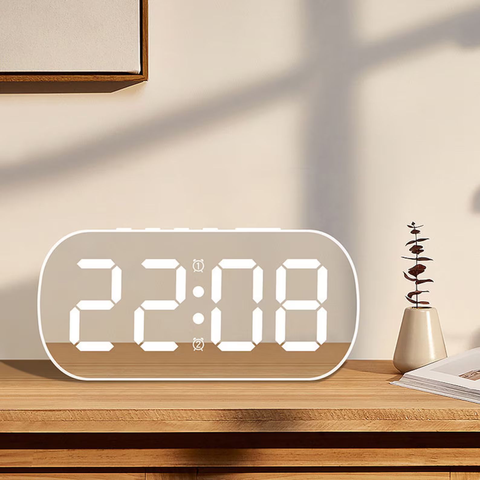LED Digital Display Electronic Clock Desktop Alarm Clock Alarm Clock, Digital Desk Clock, Digital... | Etsy (US)