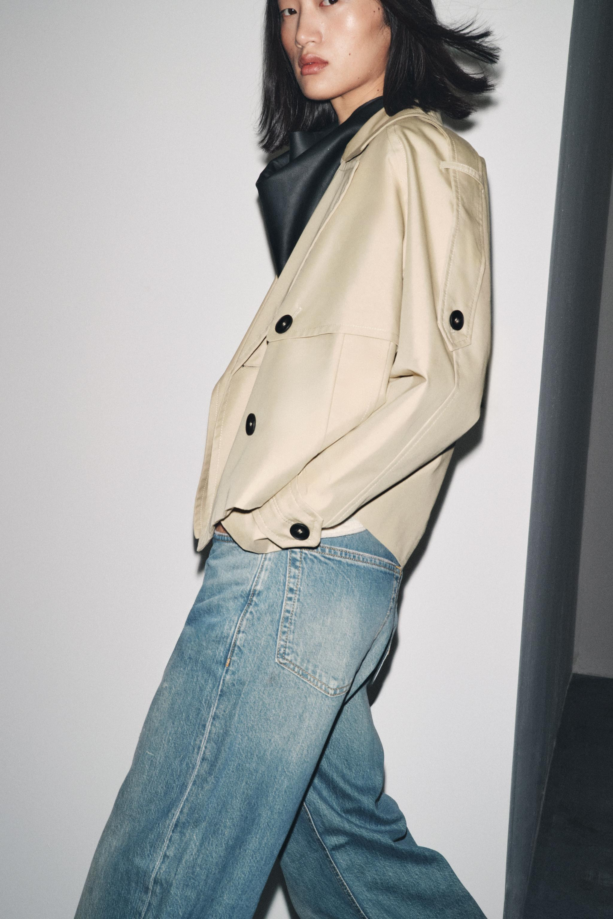 SHORT WATER REPELLENT TRENCH COAT ZW COLLECTION | Zara US