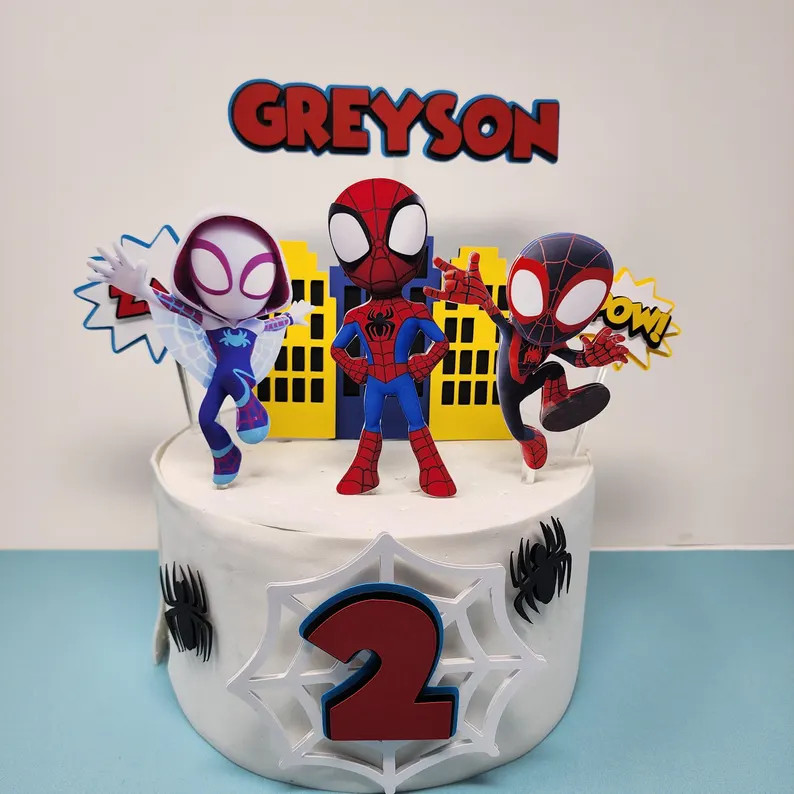 Spidey and His Amazing Friends Cake Topper - Etsy | Etsy (US)
