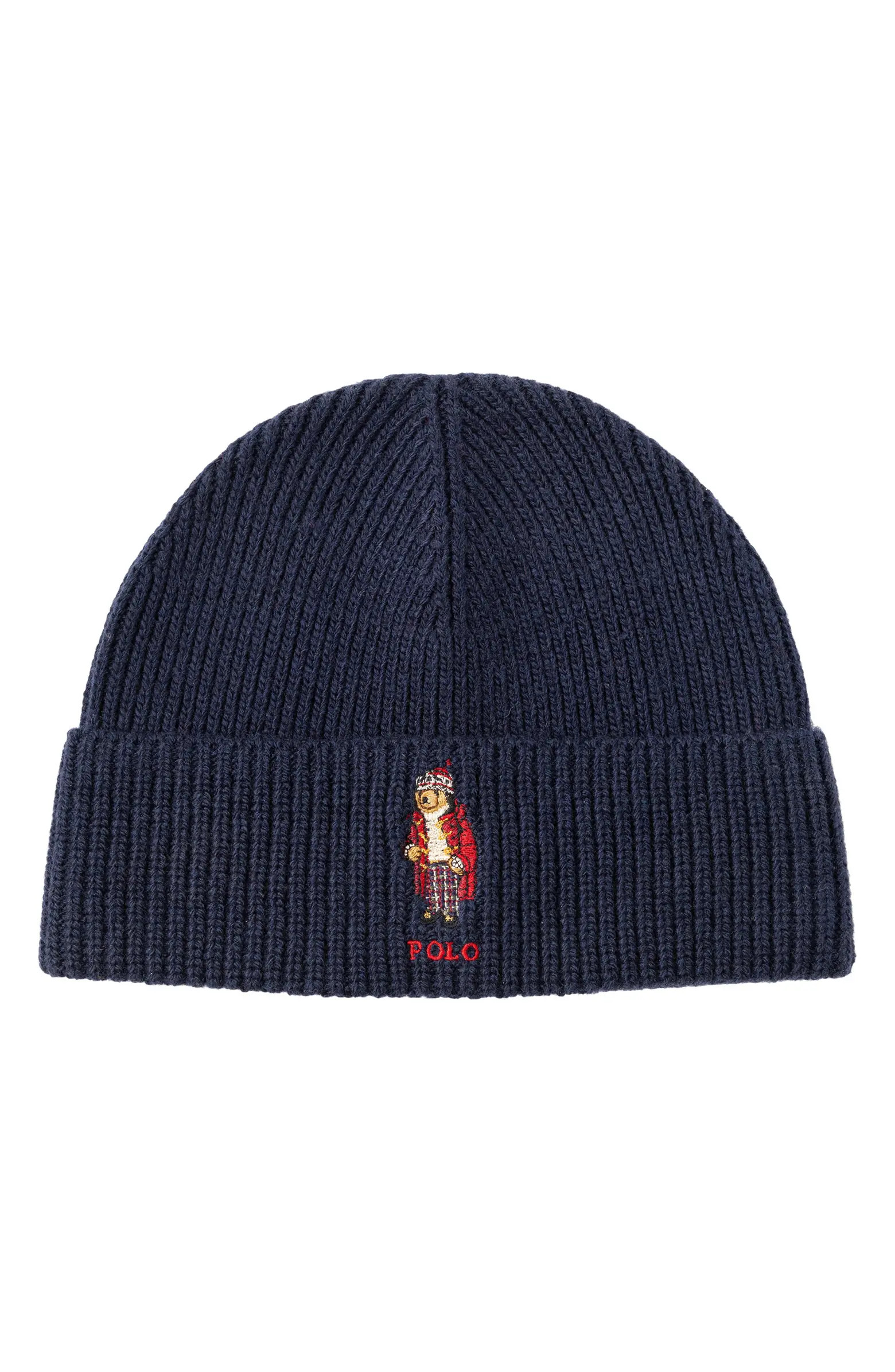 Polo Ralph Lauren Holiday Bear Beanie | Nordstrom | Nordstrom