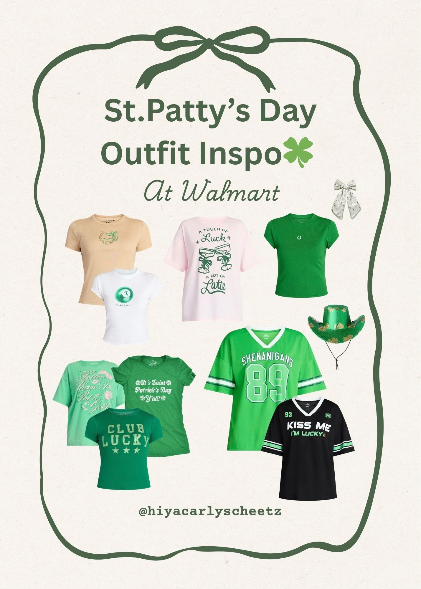 St. Patty’s Day Outfit Inspo @walmartfinds 🍀 #Stpattysday #green #walmart #graphicteestyle

Grab them while you can 🤩🤩

#LTKSeasonal