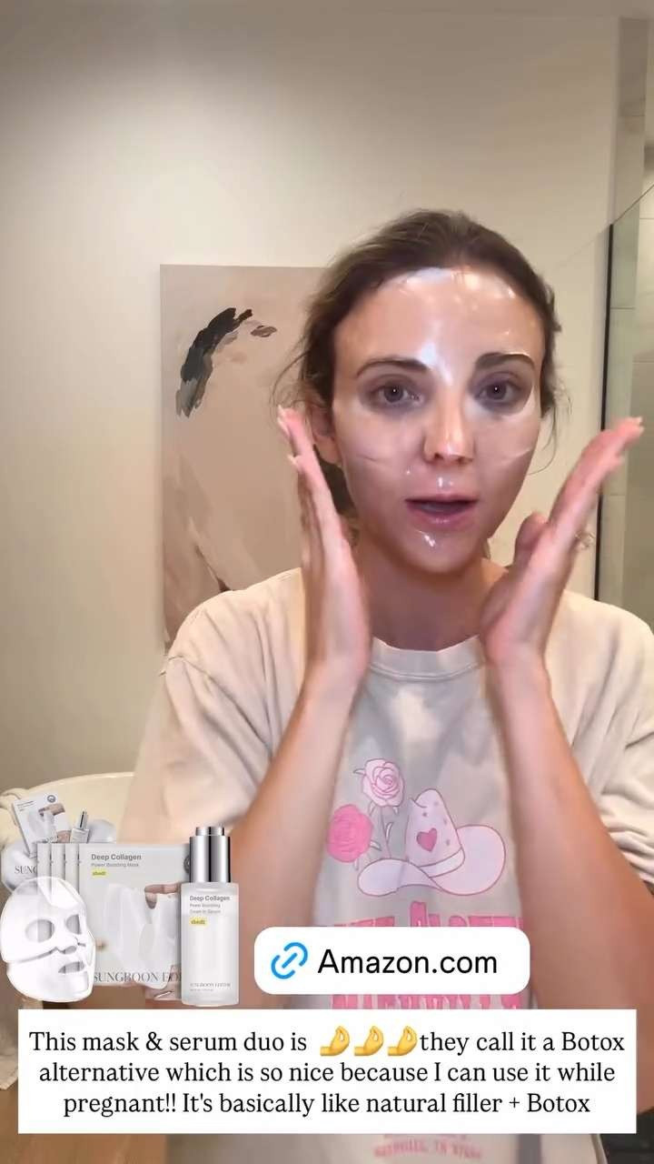 This mask and serum duo is the best. It's basically like natural botox! Get the set for only $35. 

 #LTKFindsUnder50 #LTKFindsUnder100 #LTKBeauty