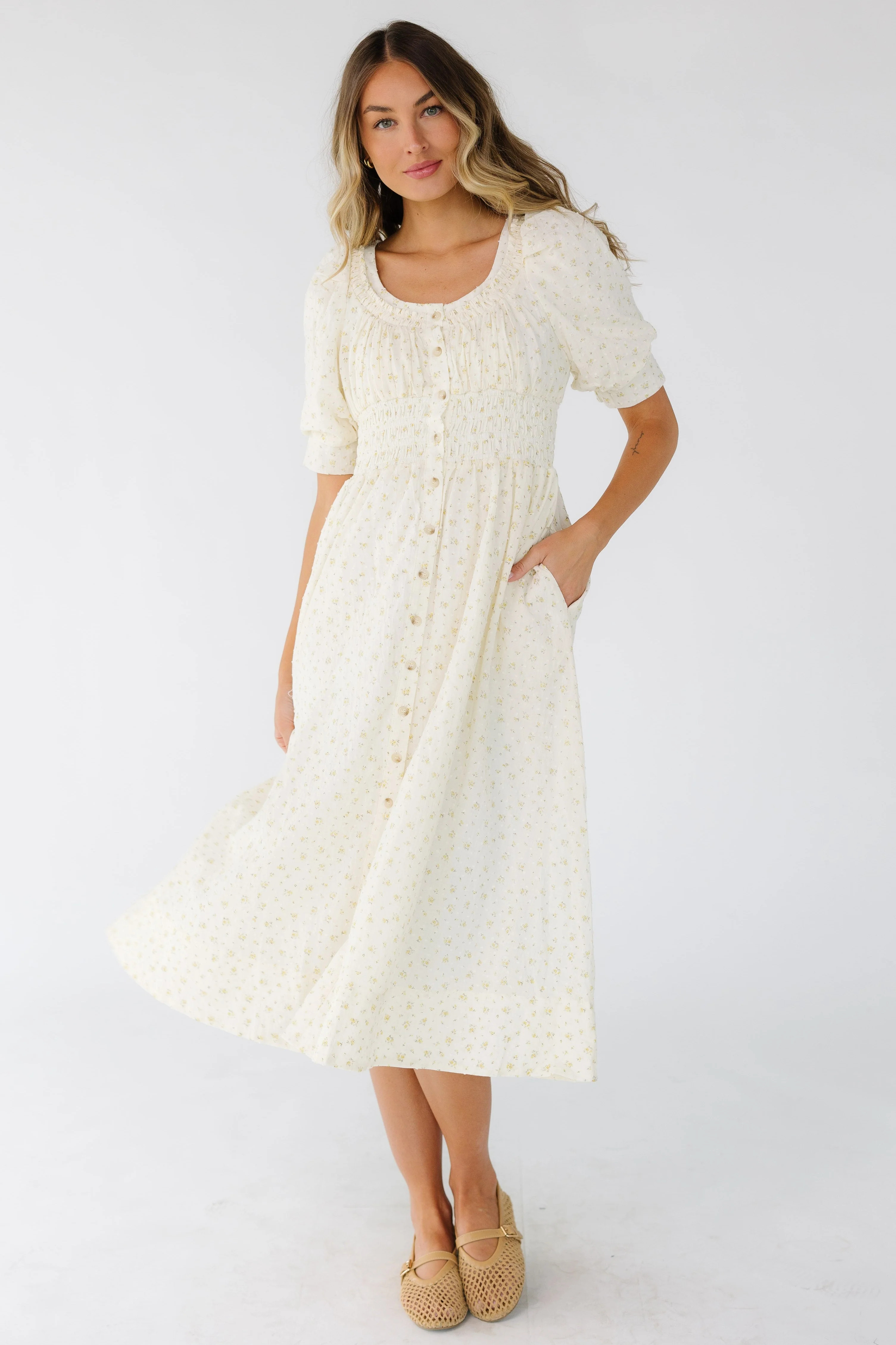 Brass & Roe Modest Nora Button Down Dress | Called To Surf