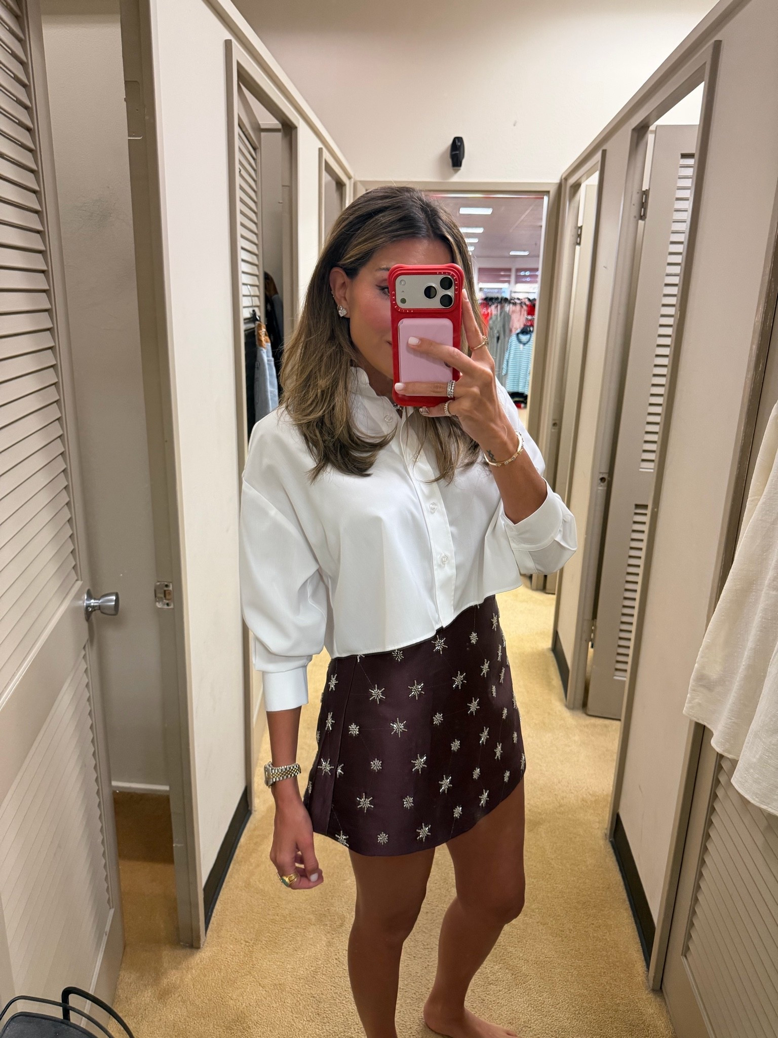soooo obsessed with this outfit you will catch me in it during football season with some cowboy boots!

top: small
skirt: 2


gameday outfit, game day outfit, texas A&M, Aggies, college football

#LTKdayinmylife #LTKootd