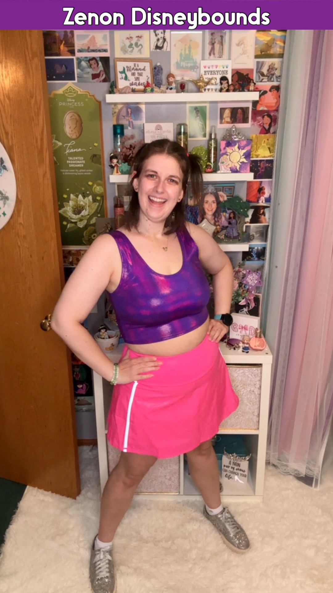 Zenon Disneybounds. Crowned Athletics skorts are perfect for Zenon Disneybounds. Use code EVERYDAYMAGIC to save!

#LTKootd #LTKMidsize